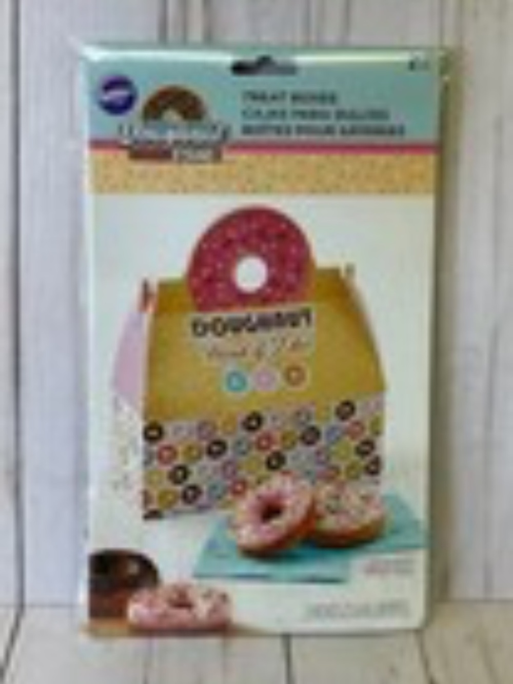 Wilton Set 2 Paper Doughnut Stand Donut Boxes Bakery Treat Container TO GO NEW